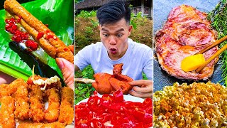 Best real food ever  Whole Grilled Chicken When No Money  TikTok Funny Videos [upl. by Bikales459]