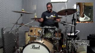 Hosanna  Kirk Franklin DrumBateria cover  Guibson Batera [upl. by Noizneb]