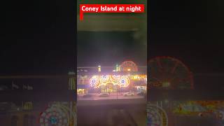 Coney Island looks so fantastic at night ￼ [upl. by Ettennal]