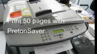 pretonsaverink and toner saver software [upl. by Eocsor]