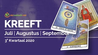 KREEFT JULI AUGUSTUS SEPTEMBER 2020 💝 TAROT VOORSPELLING LEZING🌺🌟 [upl. by Coffin]