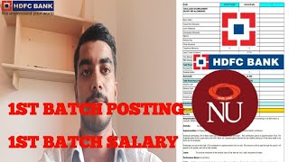 1ST BATCH POSTING DATE HDFC ACE BANKER PROGRAM SALARY  JOINING DATE salary hdfcbank [upl. by Woodberry]