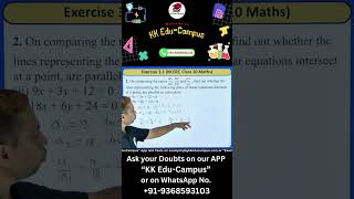 Exercise 31 Q  2 ii  NCERT Class 10 Maths Solutions  Linear Equations in Two Variables Ch  3 [upl. by Liamaj486]