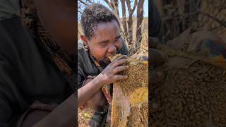 Its Lunch time See How hadzabe cooks Raw meat today hadzabetribe villagelife food [upl. by Holmann]