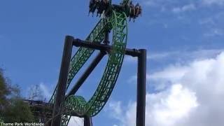 Green Lantern First Flight  Six Flags Magic Mountain [upl. by Arriet767]