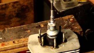 Deglazing a 2 stroke cylinder [upl. by Inoek]