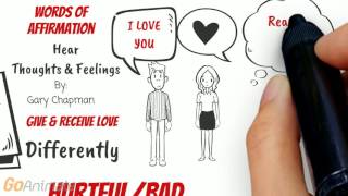 Words of Affirmation  The 5 Love Languages Animated [upl. by Brockie]