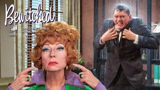 Endora challenges Sam to teach Darrin a lesson  Bewitched  TV Show [upl. by Cornelle]