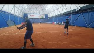 Tennis Warmup Dunlop SX300 Tour with Gosen G3 Tour Strings [upl. by Barney]