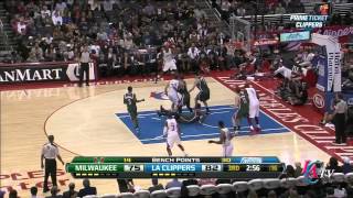 Clippers Highlights vs Bucks Mar 06 2013 [upl. by Hcardahs253]