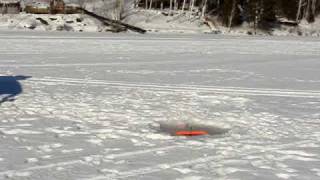 Ice Fishing On Whitson Lake 2010 [upl. by Ignaz]