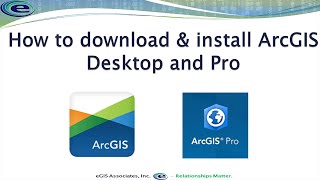 Downloading and Installing ArcGIS Pro and Desktop [upl. by Ailemrac]