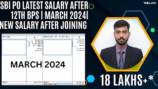 SBI PO Latest Salary March 2024  New Joining PO Salary  Scale 1 CTC 18 LPA  Assistant Manager [upl. by Amer220]