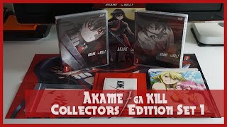 Anime Unboxing  Akame Ga Kill Collection 1  Collectors Edition DVDBluray Combo 2016 [upl. by Ancier]