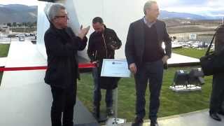 Inauguración monumento de Libeskind en Cosentino [upl. by Asile]