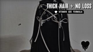 thick healthy hair  anti hair loss and thinning  subliminal [upl. by Alemrac]