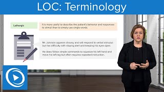 Level of Consciousness LOC Terminology – MedSurg Nursing  Lecturio [upl. by Corron]