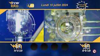 Winner Loto  Win4 et Win4 double  Lundi 15 Juillet 2024 [upl. by Graham]