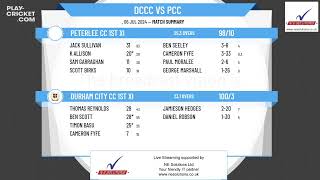 Durham City CC 1st XI v Peterlee CC 1st XI [upl. by Branen]