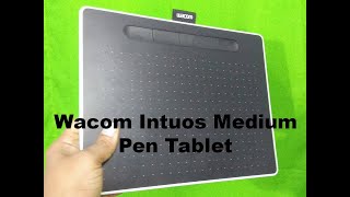 Wacom Intuos Medium Pen Tablet Unboxing and Review  CTL6100  Hindi [upl. by Llecram]