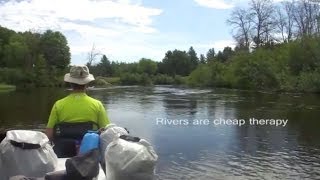 Upper Manistee River Canoe Trip  Chippewa Landing Canoe Livery [upl. by Akiam]