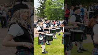 Strathisla pipeband playing Lord Lovats Lament at 2024 Gordon Castle Estate highlandgames shorts [upl. by Denice]