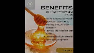 Benefits of honey Check description for more details naturopathy honey honeybenefits skinglow [upl. by Icram685]