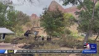 Interagency team contains wildfire at Zion National Park [upl. by Ynafets676]