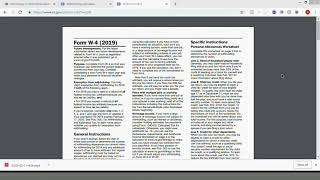 How To Fill Out Your 2019 W4 Tax Form  IRS Withholding Calculator [upl. by Airotcivairam]