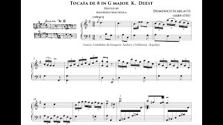 Scarlatti D quotTocata de 8quot in G major K deest [upl. by Annazor]