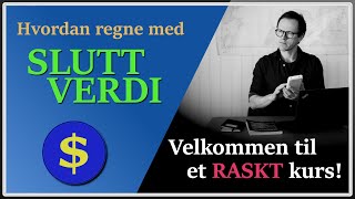 Hvordan regne med sparing av ett beløp i Excel raskenettkursno  intro [upl. by Gonsalve19]