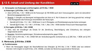 Schuldrecht BT – Folge 29 § 818 Abs 3 BGB Saldotheorie Vorrang der Leistungskondiktion [upl. by Celestine]