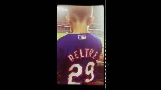 Texas Ranger Fan Ian Desmond walkup song [upl. by Aicertal]