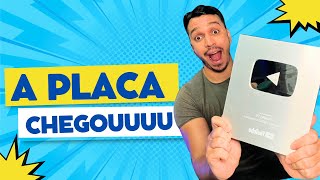 ðŸš¨AGORA Chegou a nossa placa de 100 MIL INSCRITOS [upl. by Ydniw524]