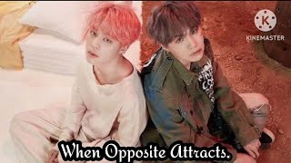 When Opposite Attracts  Introduction Part  Yoonmin ff  Top  Yoongi Bottom  jimin [upl. by Biles]