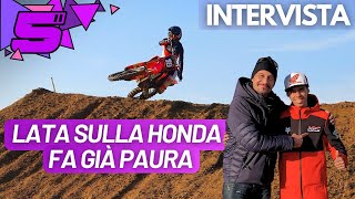 Valerio LATA sulla HONDA HRC  lintervista e le prime immagini in pista [upl. by Aleira]