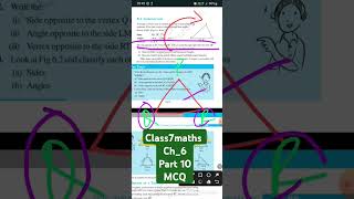 Class7maths TRIANGLE AND ITS PROPERTIES cbseboardkvs ncertsolutions mcq [upl. by Alyakam]