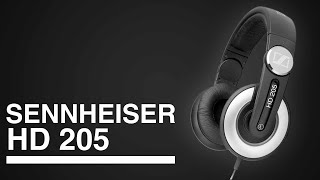 Pensado para DJs  Fone Sennheiser HD 205 [upl. by Ettenad]