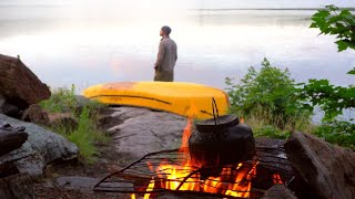 Solo Backcountry Camping on a Pristine Lake [upl. by Flavio]