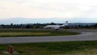 NetJets Hawker 800 CSDNQ Takeoff Flughafen Graz 150613 [upl. by Eniger]