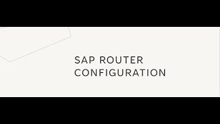 SAPROUTER ROUTETAB [upl. by Cynera]