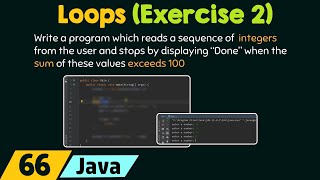 Loops in Java Exercise 2 [upl. by Giffy]