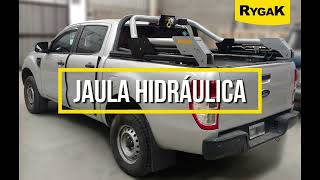 Jaula Antivuelco Grúa Pluma Hidráulica Para Pick Up Rygak [upl. by Acirej]