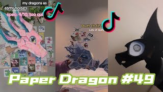 Dragon Puppet Crafts  Paper Dragon TikTok Compilation 49 [upl. by Morganica]