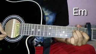 Lal sari poriya konna guitar lessons [upl. by Gnud]