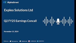 Expleo Solutions Ltd Q2 FY202425 Earnings Conference Call [upl. by Yendys]