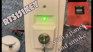 How to use System Sensor Keyswitch RTS151KEY with a 4 Wire Smoke Detector and Panel [upl. by Ocker]