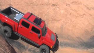 Hummers and Jeeps through Hottub Hells Revenge Moab Utah [upl. by Curt282]