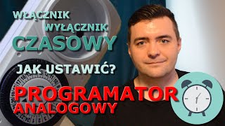 Jak ustawić programator czasowy analogowy do akwarium Instrukcja ustawiania [upl. by Maure]