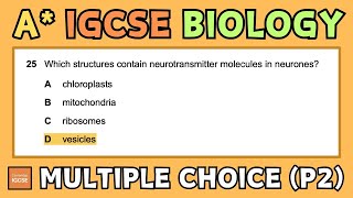 IGCSE Biology  How to get an A in your MULTIPLE CHOICE exam paper 2 [upl. by Matty]